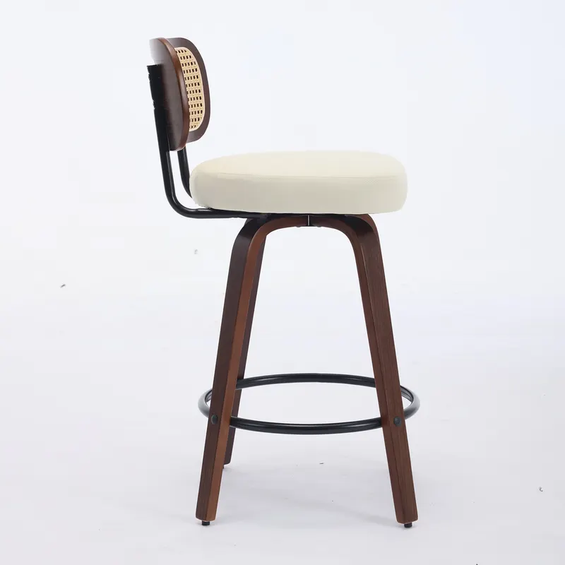 Set of 3 Counter Height Bar Stools 26 Inch Rattan Counter Height β photo 2