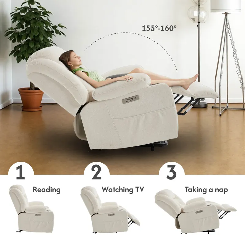 Power Lift Recliner Chair with Massage & Heat β photo 2