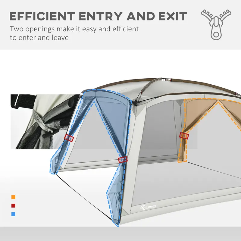 Screen House — UV50+ Screen Tent with 2 Doors & Carry Bag — photo 6