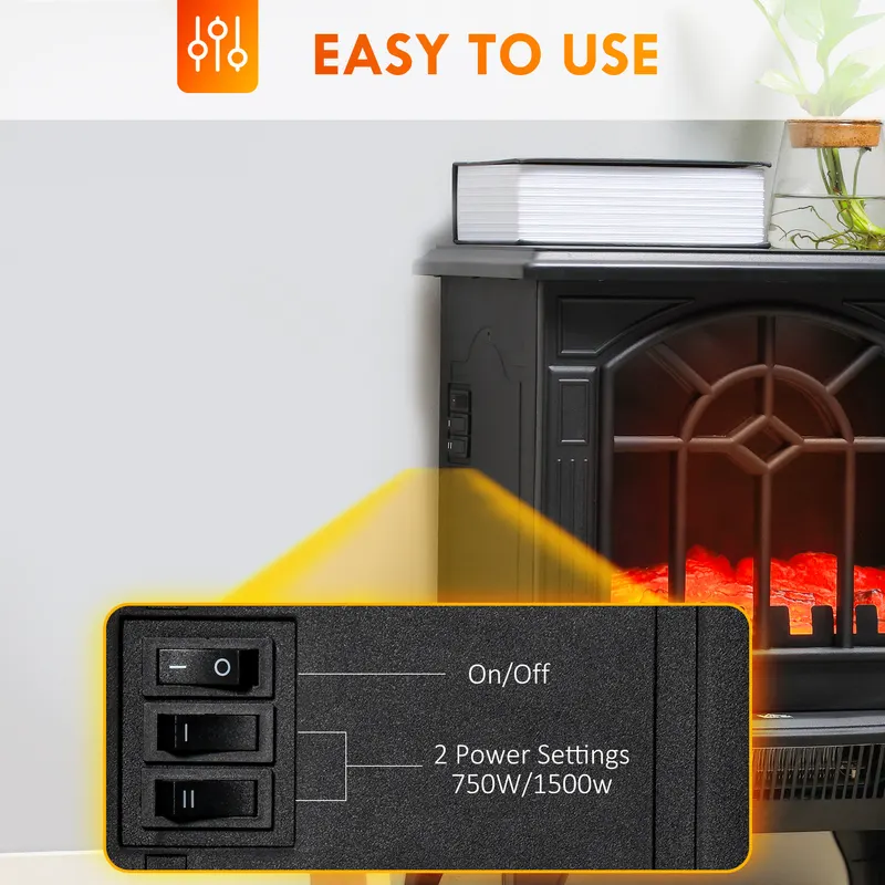 Electric Fireplace Heater β photo 5