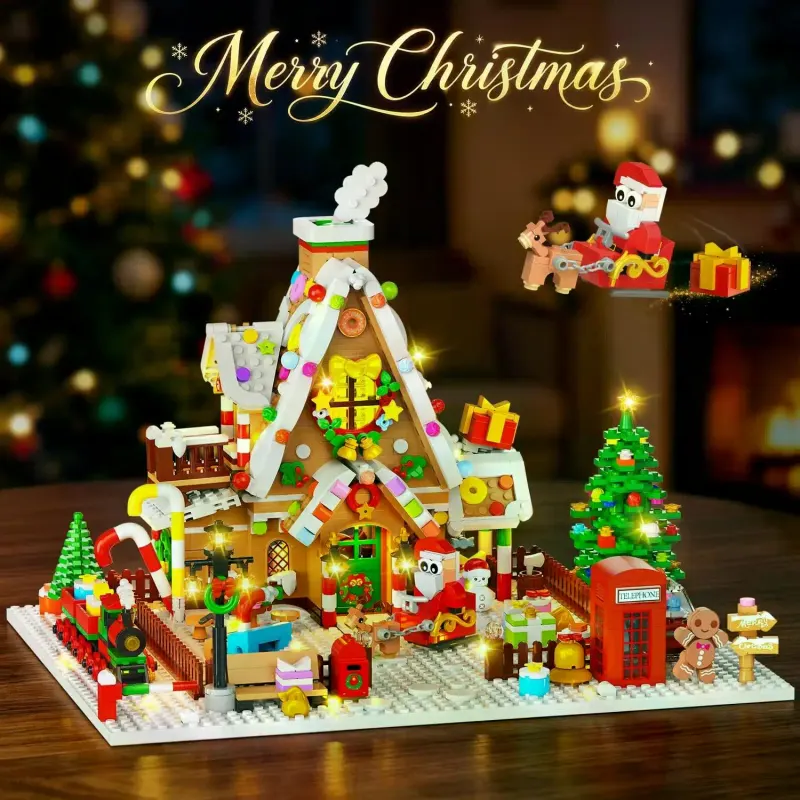 1642-Piece Mini Gingerbread House Advent Calendar — photo 5