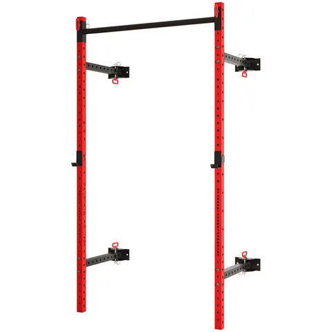 Folding Squat Rack with Pull Up Bar