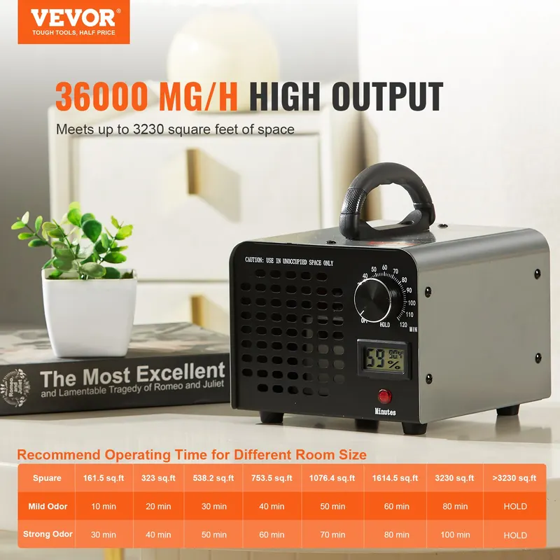 Ozone Generator — 36000mg/h Ozone Machine Odor Remover — photo 3