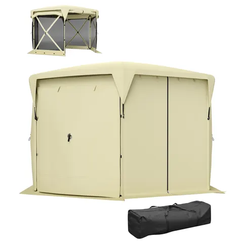 Pop Up Gazebo Screen Tent with Removable Roof Cover