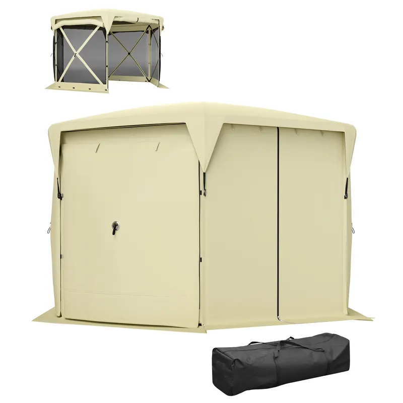 Pop Up Gazebo Screen Tent with Removable Roof Cover