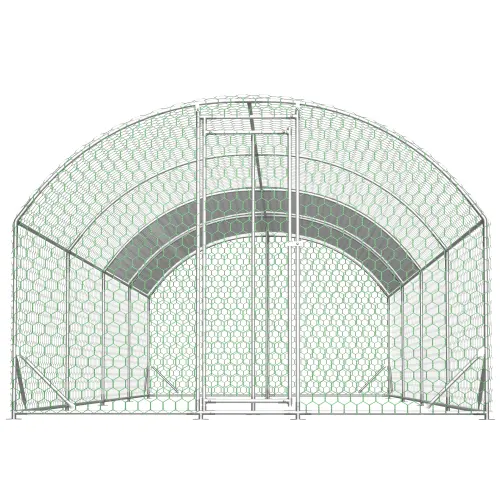 Large Metal Chicken Coop — Walk-in Poultry Cage — photo 4