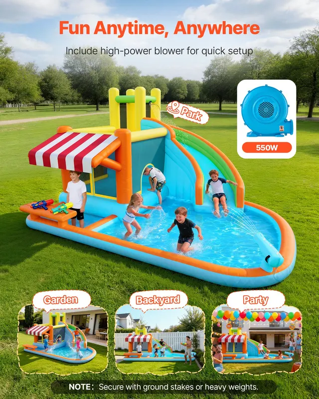 Inflatable Bounce House — 14.9 X 12.8 X 7.8 Ft Inflatable Bounce — photo 3