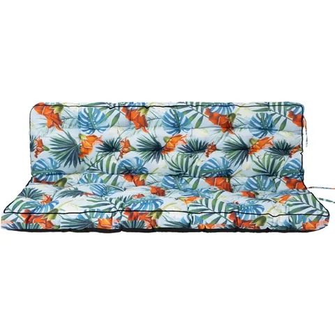 Outdoor Swing Cushions 55Inch — Waterproof 4in Thick Porch Swing