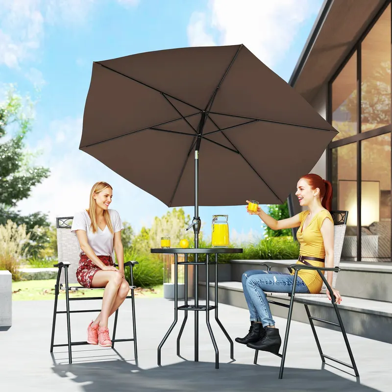 4 Piece Outdoor Bar Set with Umbrella β photo 4