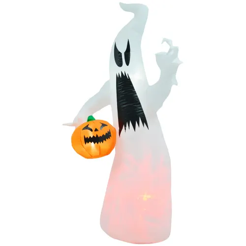 HOMCOM 5.9 Halloween Inflatable Outdoor Decoration Ghost — photo 4
