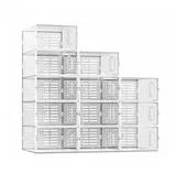 Stackable Shoe Storage Box with Lid — photo 1