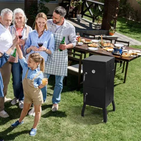 Outdoor Smoker with Double Doors