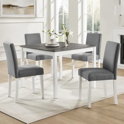 5-Piece Dining Table Set with 4 Chairs