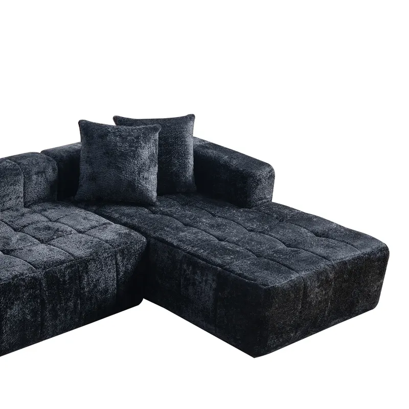 107.9 Cloud Modular Sectional Sofa Couch with L-shape Chaise β photo 5