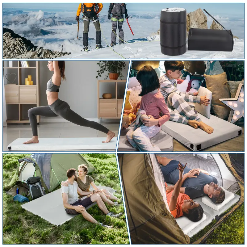 75"D X 25"W X 3"H Memory Foam Camping Mattress β photo 4