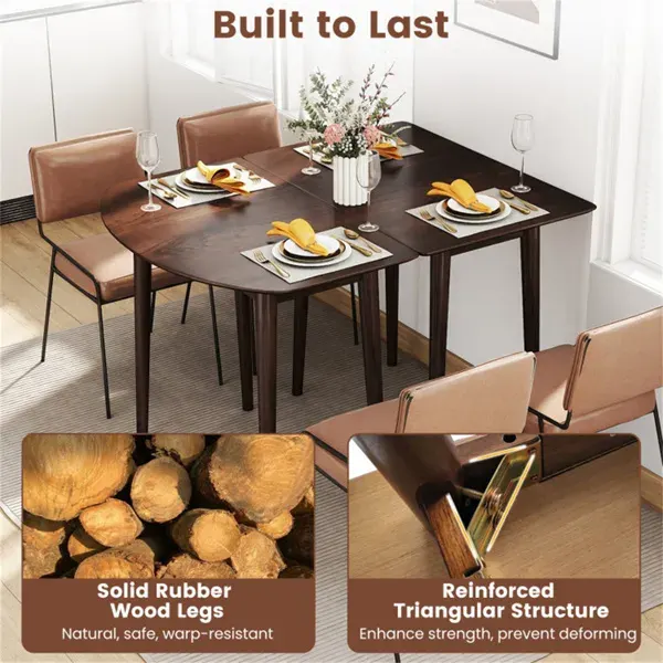 45" Extendable Dining Table Set — photo 3