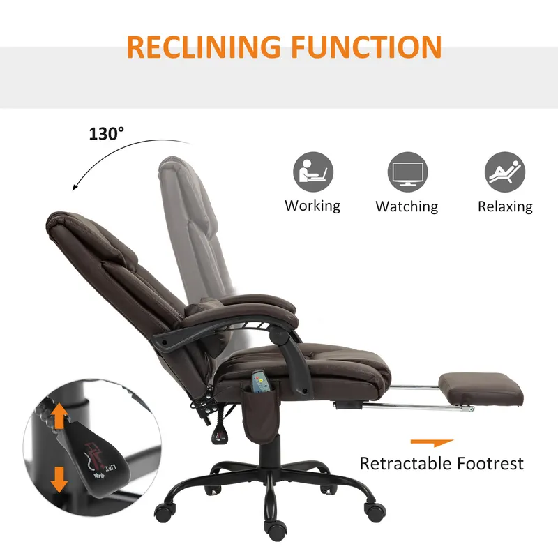Massage Office Chair with 6 Vibrating Points — photo 8