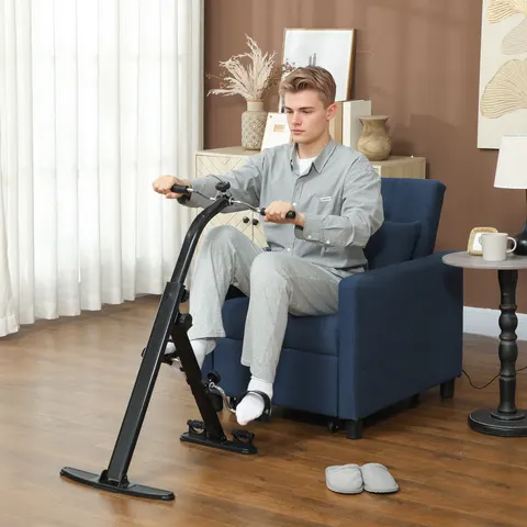 Seated Pedal Exerciser — Foldable Leg Exercise Bike with LCD