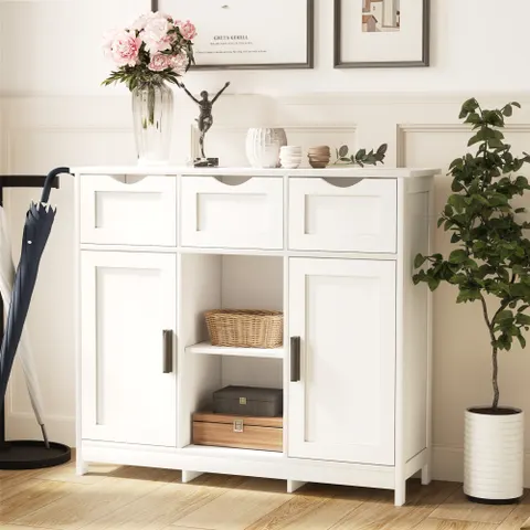 Storage Cabinets — Wooden Floor Cabinet