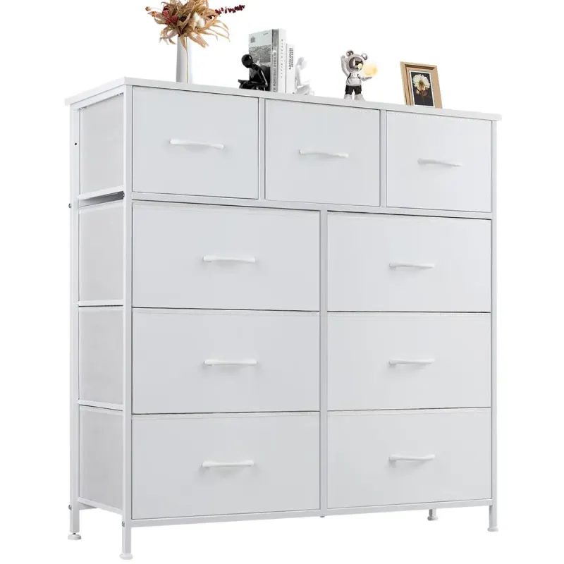 Dresser for Bedroom with 9 Fabric Storage Drawer Wardrobe Tall β photo 4