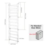 36 Pairs Over-the-door Shoe Rack 12 Layers Wall Hanging Closet — photo 8