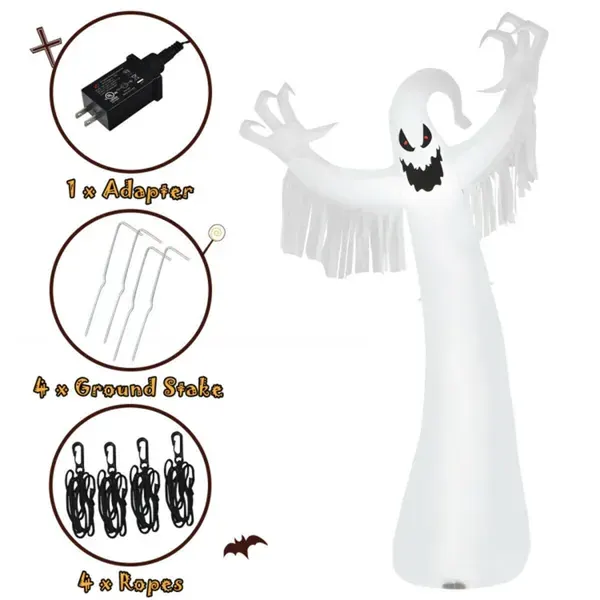 Spooky Halloween Inflatable Ghost — photo 2