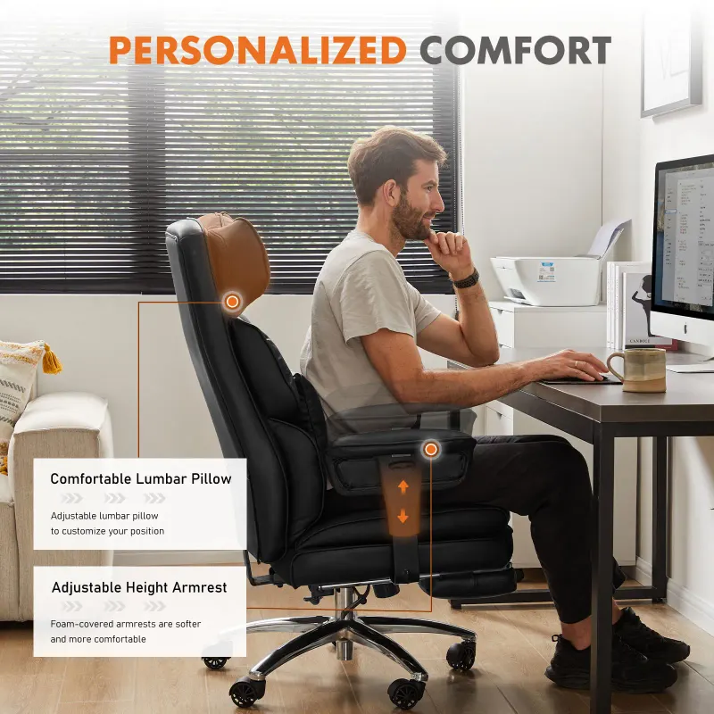 Executive Home Office Desk Chair Ergonomic High Back — photo 3