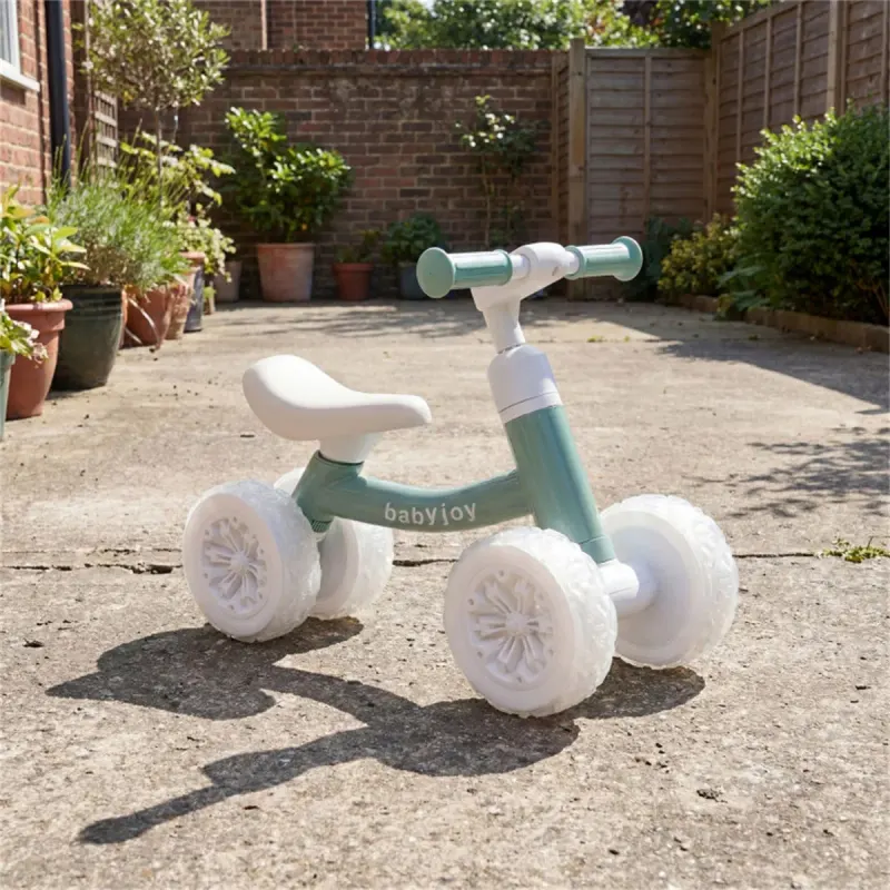 4 Wheel Kids Balance Bike with Light Up Wheels — photo 7