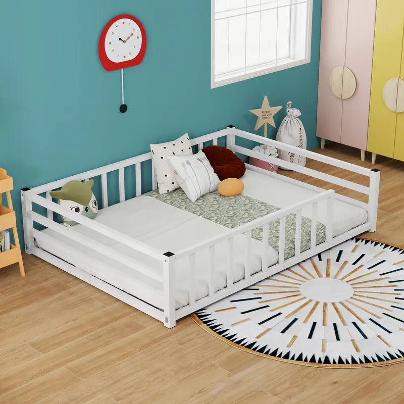 Full Size Floor Bed β Low Profile Metal Platform with Heavy Duty β photo 4