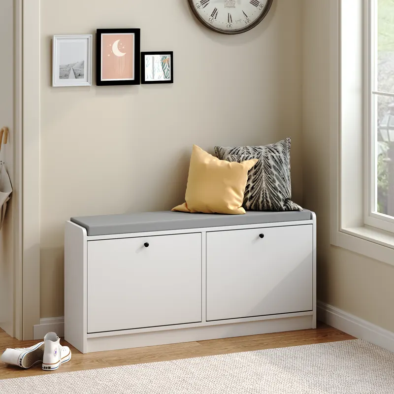 Shoe Storage Bench Entryway Bench with Storage — photo 5
