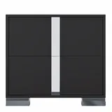 Elegant Nightstand with Metal Foot — photo 4