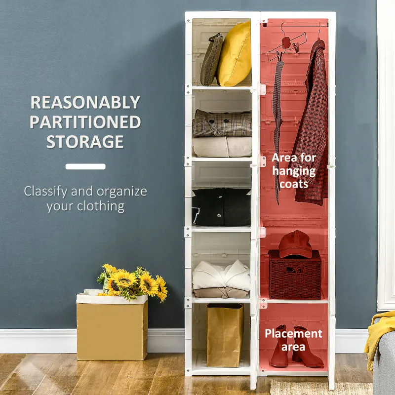 Portable Wardrobe Closet — Folding Bedroom Wardrobe — photo 3