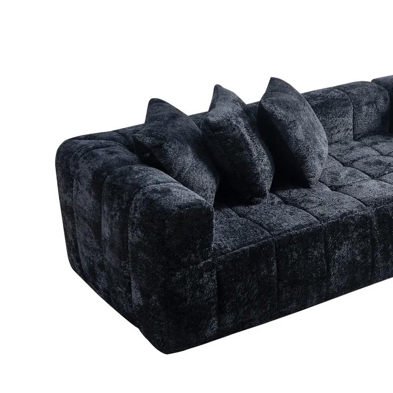 107.9 Cloud Modular Sectional Sofa Couch with L-shape Chaise β photo 3