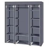 69 Portable Clothes Closet Wardrobe Storage Organizer with Non — photo 1