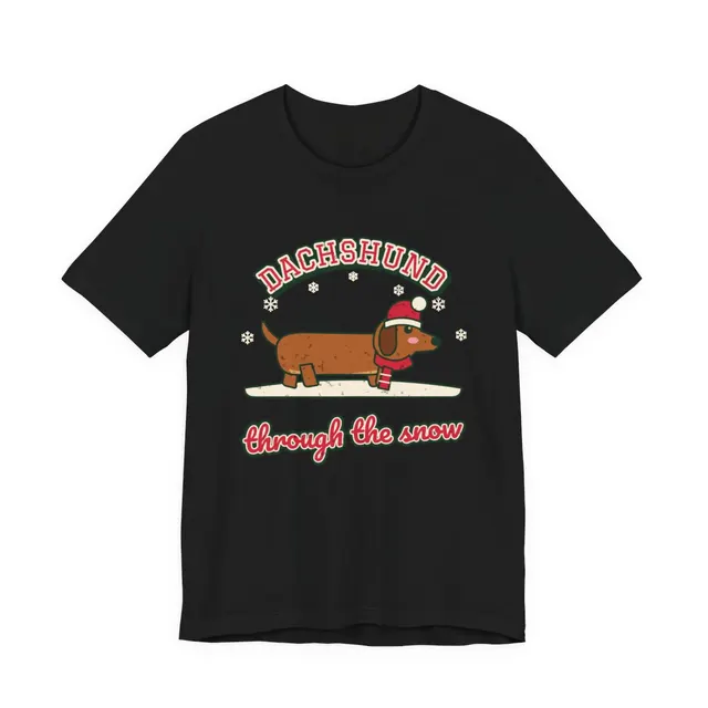 Dachshund Through The Snow T-Shirt