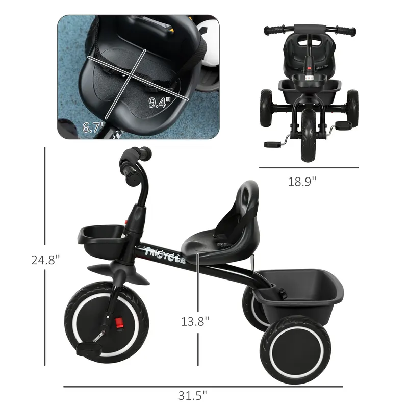 Tricycle for Toddlers Age 2-5 with Adjustable Seat — photo 4