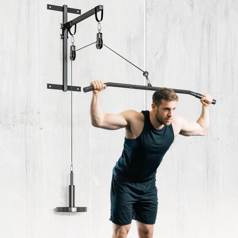 Weight Cable Pulley System for Home Gym with Universal Loading — photo 3