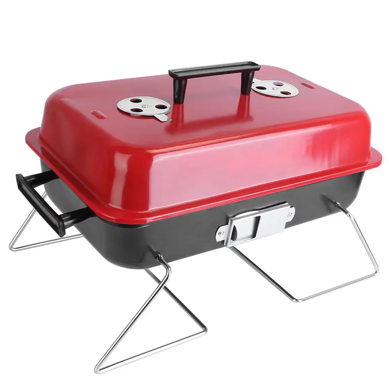 Portable Charcoal Grill Outdoor Tabletop Grill Small Barbecue