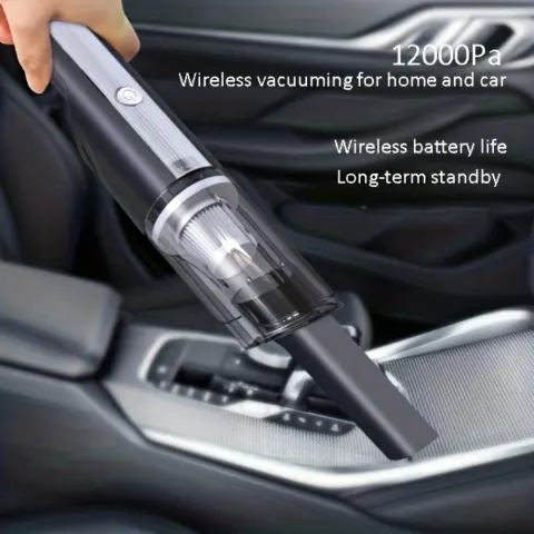 Wireless Silver Car Vacuum Cleaner Wireless Car with Strong