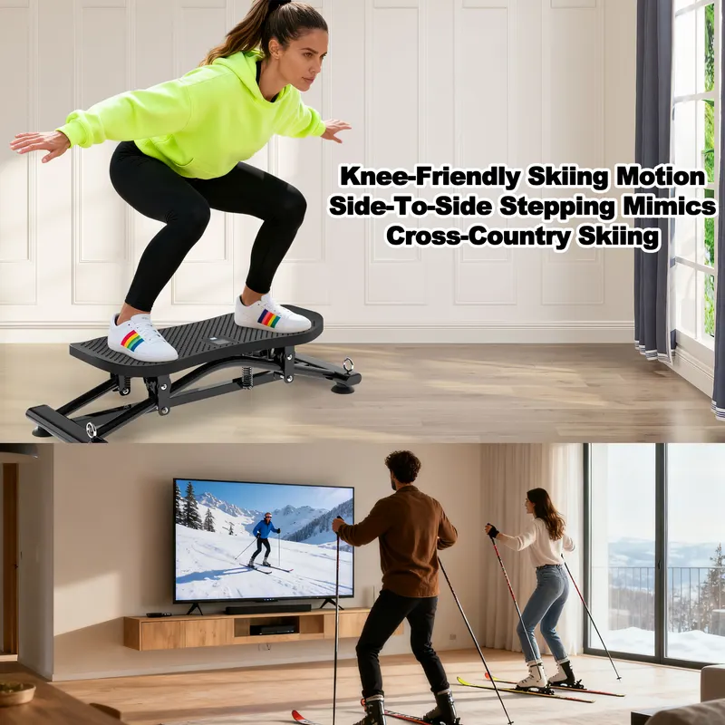 Sliding Ski Simulator with Resistance Bands β photo 3