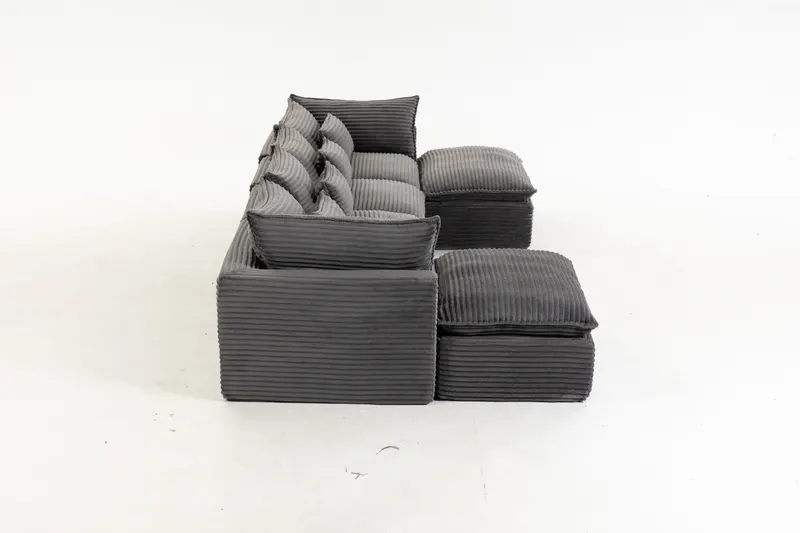 129.8" Width Cloud Couch Oversized Modular Sectional Sofa True — photo 7