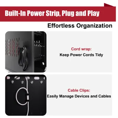 16 Bay Mobile School Charging Cart Station for Chromebook — photo 7