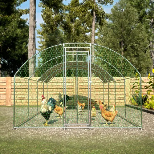 Large Chicken Coop Metal Chicken Track — photo 3