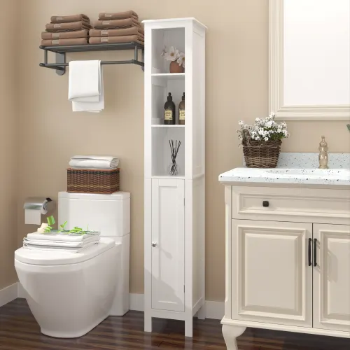 66.92 Inch Tall Bathroom Storage Cabinet — photo 2