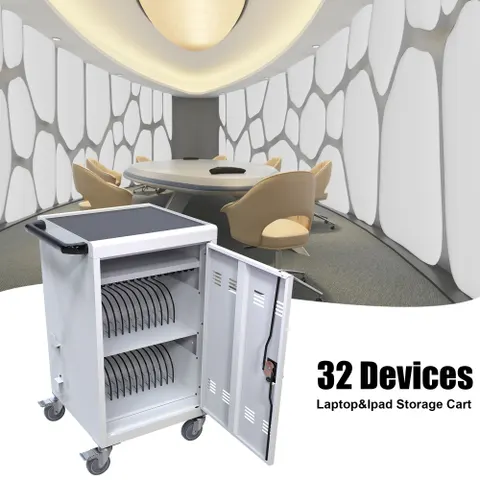 30 2Bay Mobile School Charging Cart Station for Chromebook