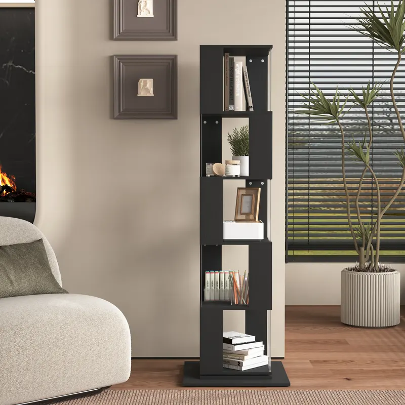 360 Rotating Bookshelf with Acrylic Plate — photo 4