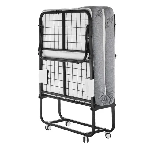Rollaway Bed — 31 in X 75 in Folding Bed with 5 in Mattress
