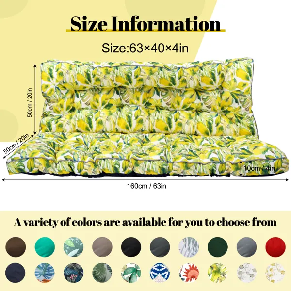 Outdoor Swing Cushions 63 Inch — photo 6