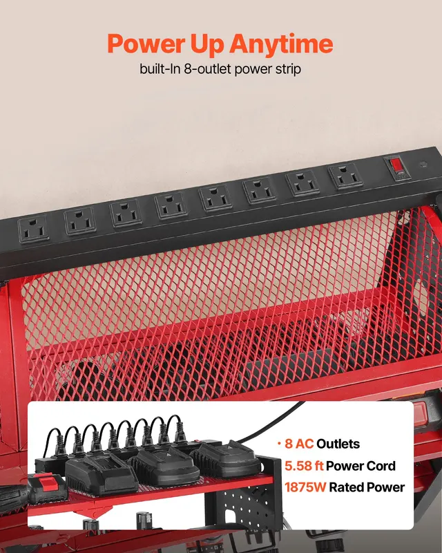 Power Tool Organizer with Charging Station — photo 5