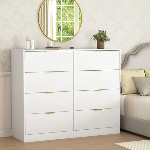 8 Drawers Dresser for Bedroom β Wood Bedroom Dresser Modern